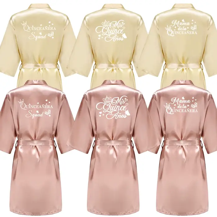 Robe de Soirée Princesse Or Rose pour Fille de 15 Ans