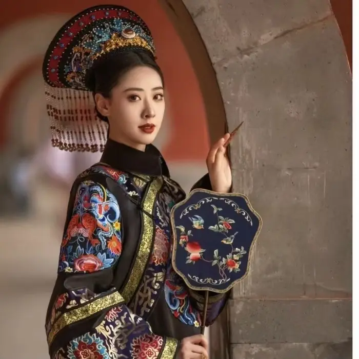 Costume Traditionnel de la ociastie Qing pour Femme, Robe Hanfu Imprimée RapIndustry, Vêtements de S