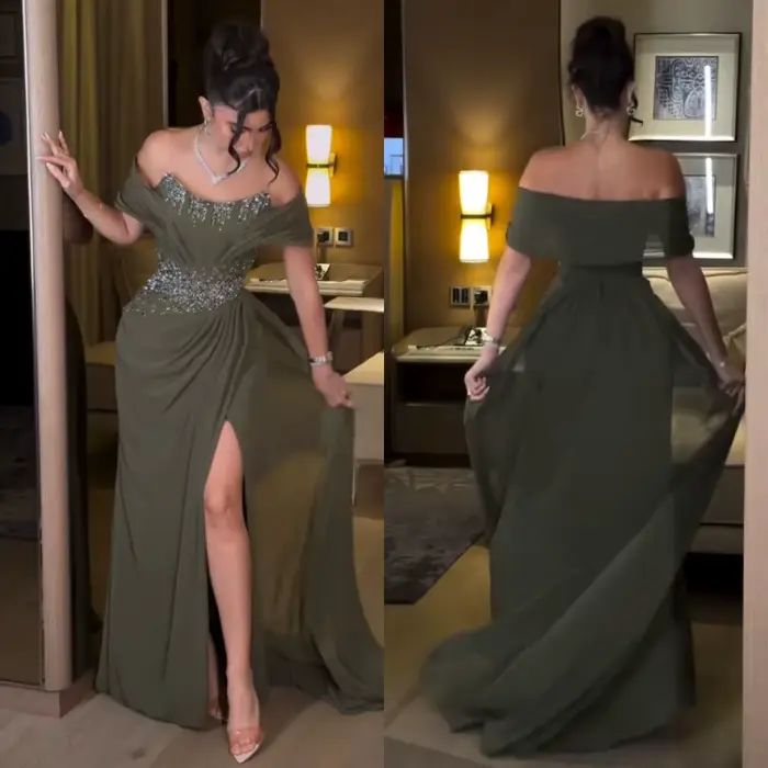 Robe de soirée formelle personnalisée