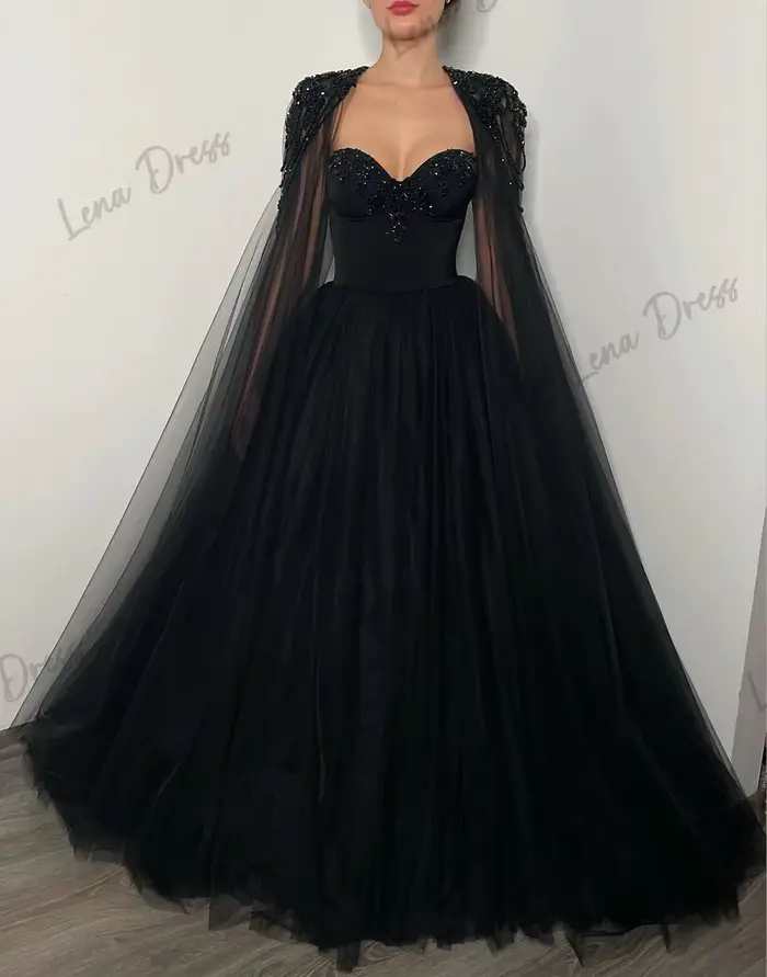 Lena-Robe de soirée perlée pour femme