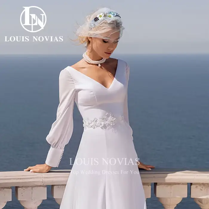Modiis-Robe de mariée en tulle glacé