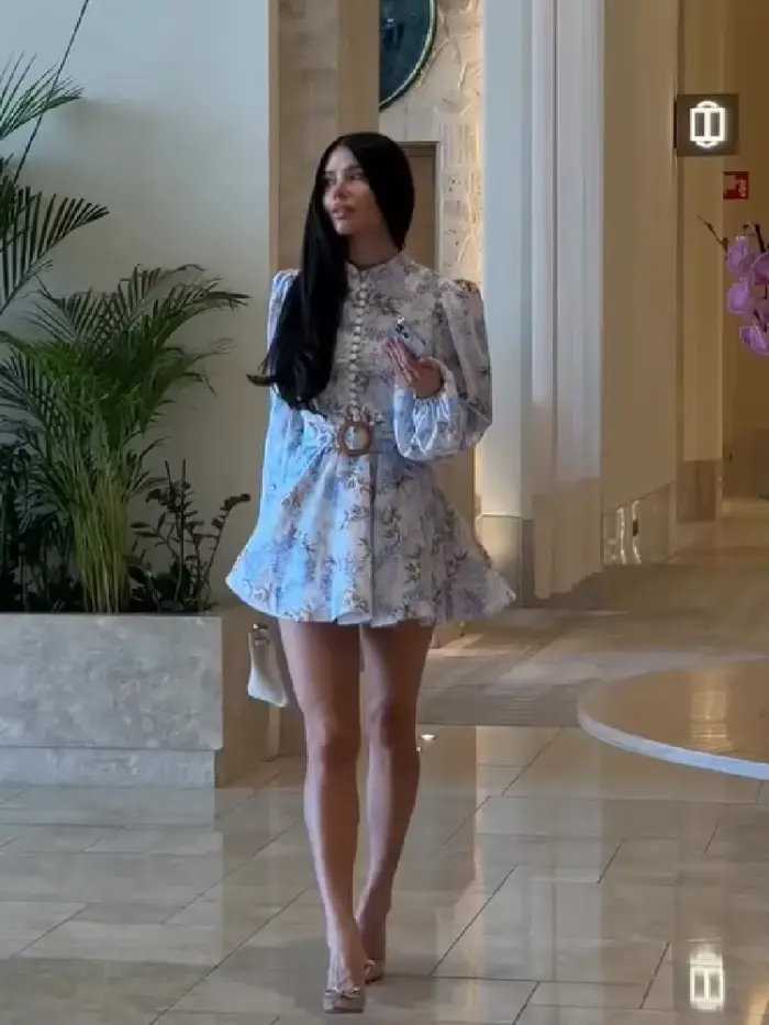 Robe pour femme à imprimé floral
