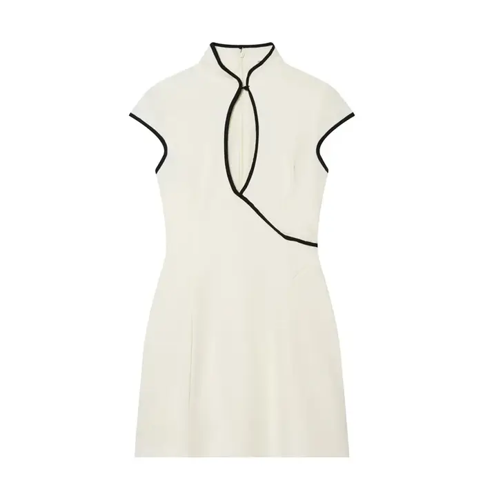 Robe mini color-block élégante pour femmes style plage été 2026 occassions spéciales
