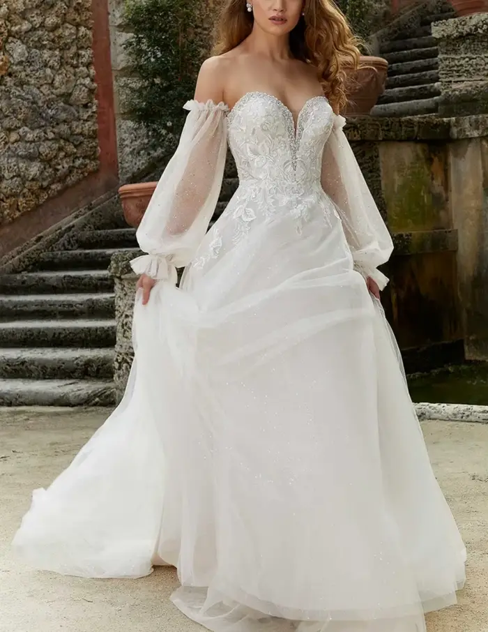 Robe de mariée en Tulle