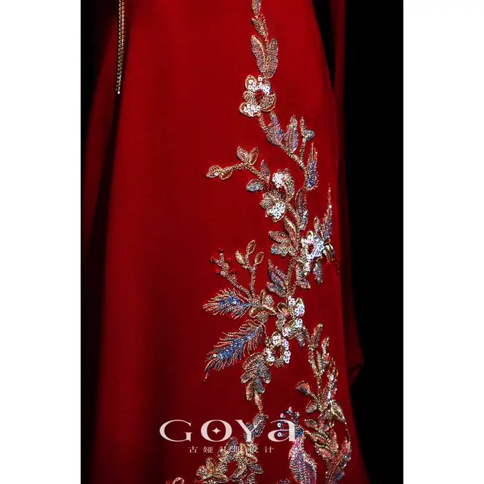 Nouvelle robe de fiançailles de style chinois