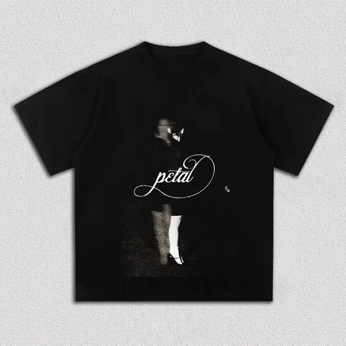 T-shirt unisexe en coton tendance été, Merch photo Pétale Ariana Grande 2026, T-shirt Y2K décontract