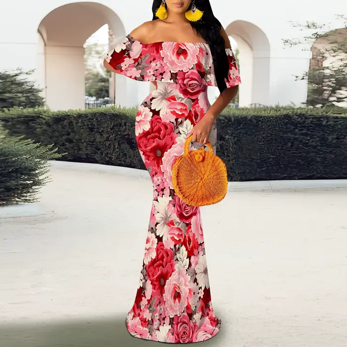 Robe longue d'été tendance pour femmes