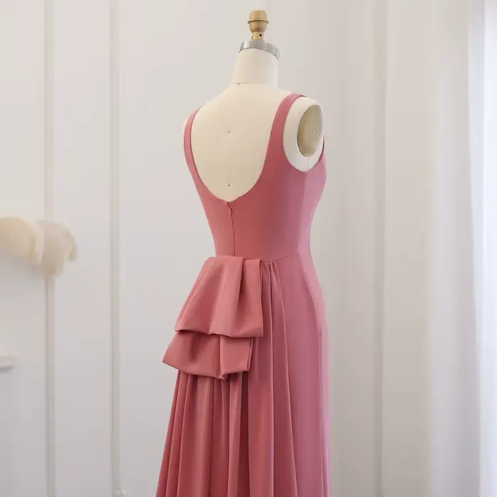 Robe de soirée Sharon Said perlée papillon festonné pour femmes occasions spéciales soirée officielle mariage Dubaï