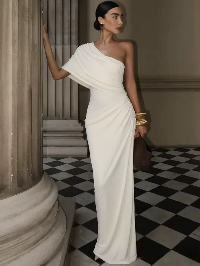 Robe longue sexy Kliou pour femme