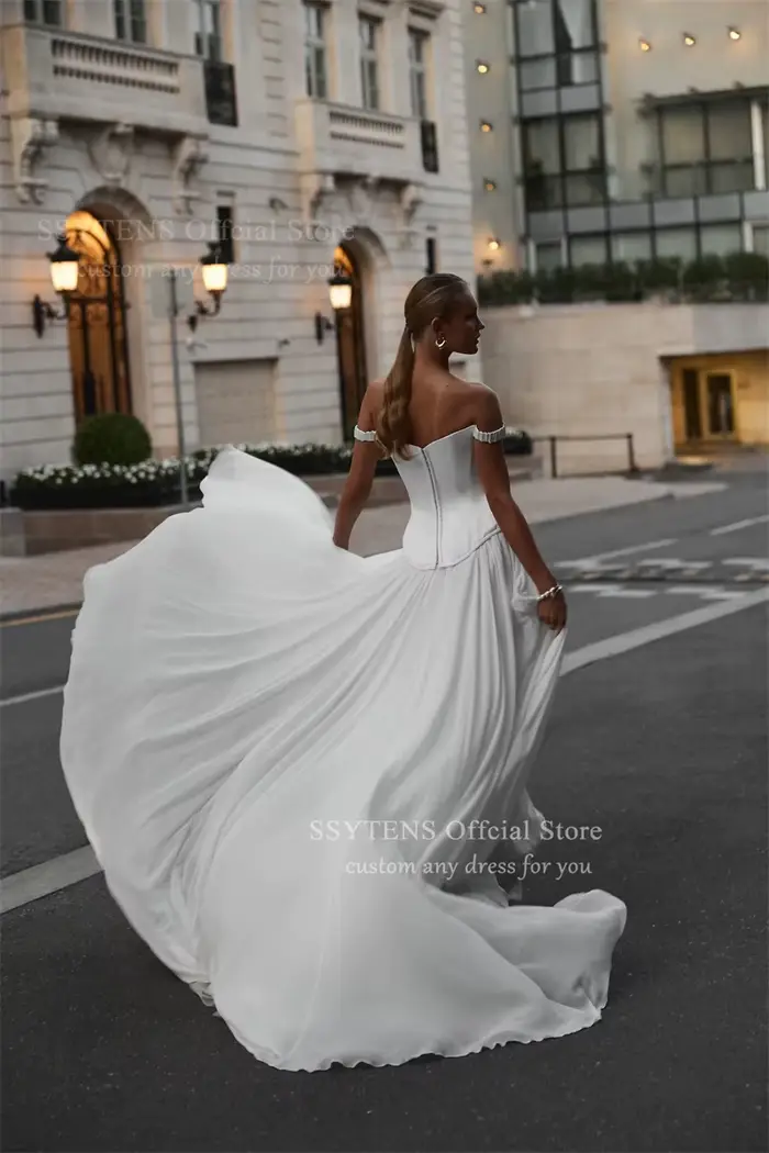 SSYTENS Robes de mariée princesse charmantes pour femmes