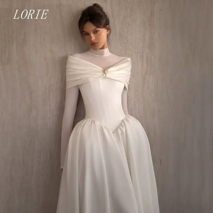 Robe de mariée civile élégante LORIE coupe trapèze