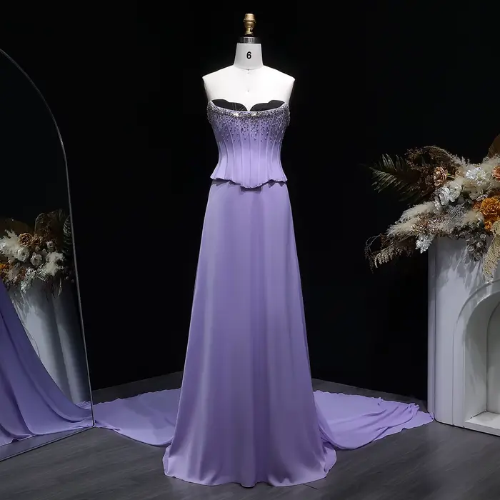Robes de soirée deux pièces Sharon Said Lilac pour femmes