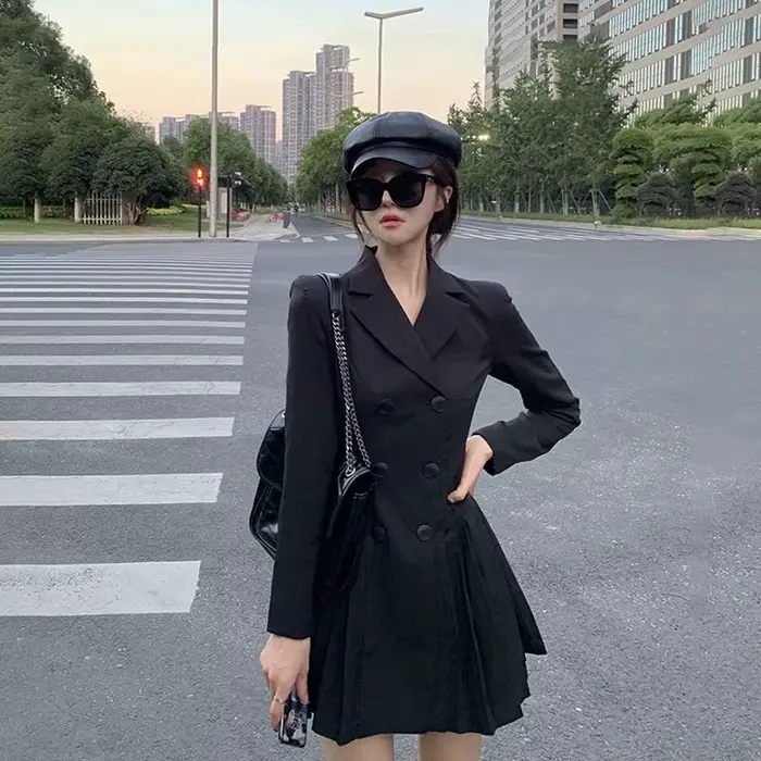 Robe Blazer pour femmes, vêtements chics et élégants, jolies robes féminines, occasions formelles, P