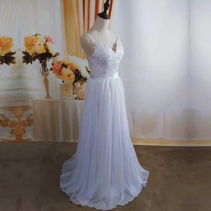 Robe de Mariée Blanche Ivoire Personnalisée