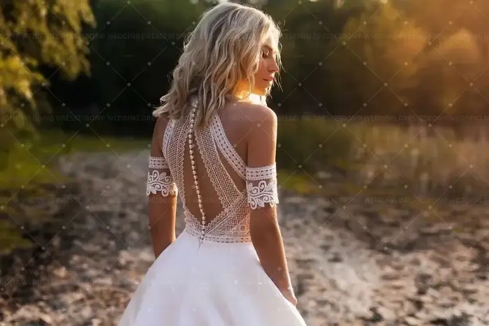 Robe de mariée bohème BOMP pour femme