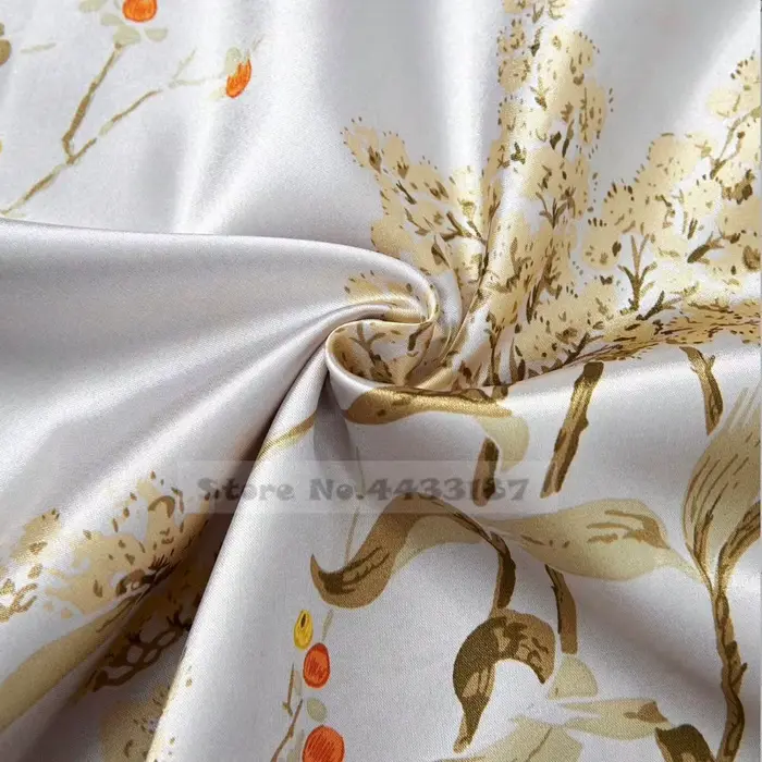 Robe longue en Satin de soie pour femmes