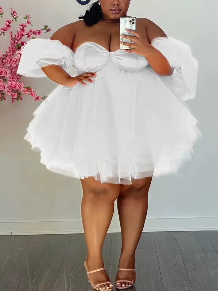 Robe Élégante en Mousseline de Soie pour Femme