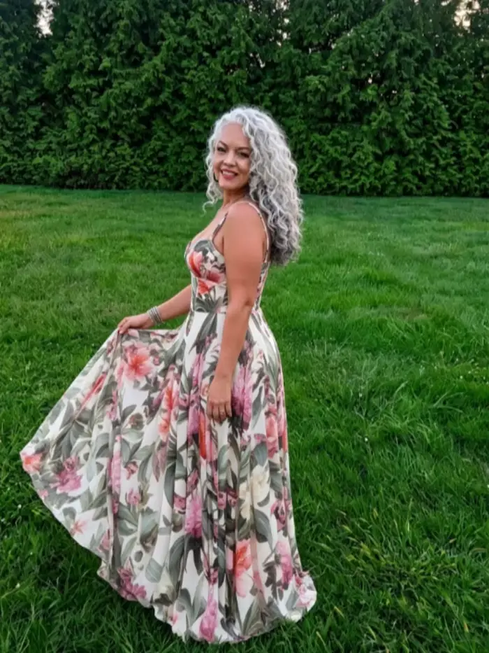 Robe longue de vacances pour femme