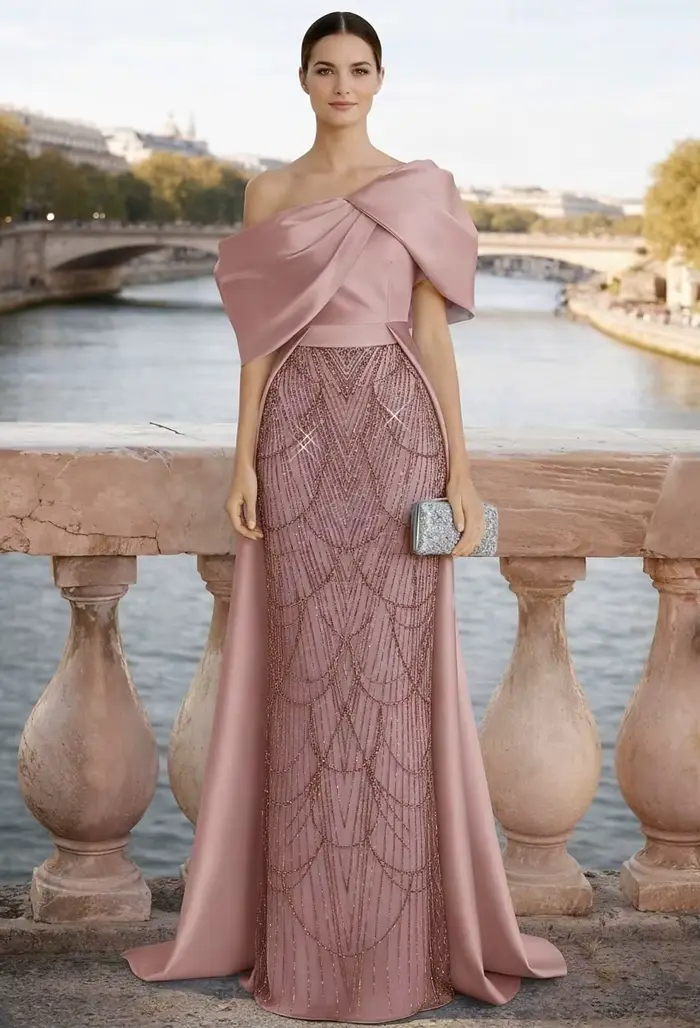 Robes de Soirée Personnalisées en Chiffon pour Mères de Mariées 2026 – Élégantes
