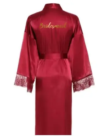 Femmes Robe longue Robe en Satin Robe de mariée Robes de demoiselle d'honneur Robe en dentelle Robe