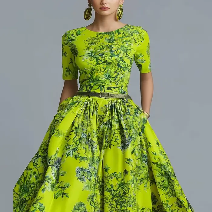 Robe longue décontractée de printemps pour femme