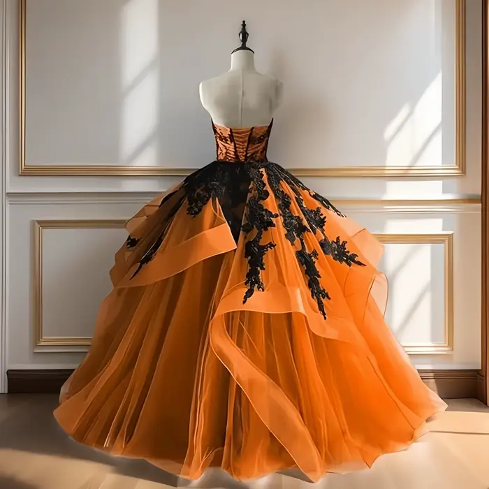 Robe de mariée gothique victorienne en tulle avec cape et soutien-gorge intégré pour femmes enceintes et occasions spéciales