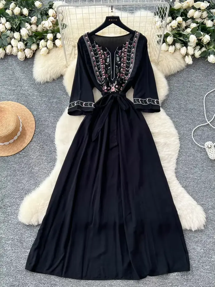 Nouvelle Robe Bohème d'Été pour Femme