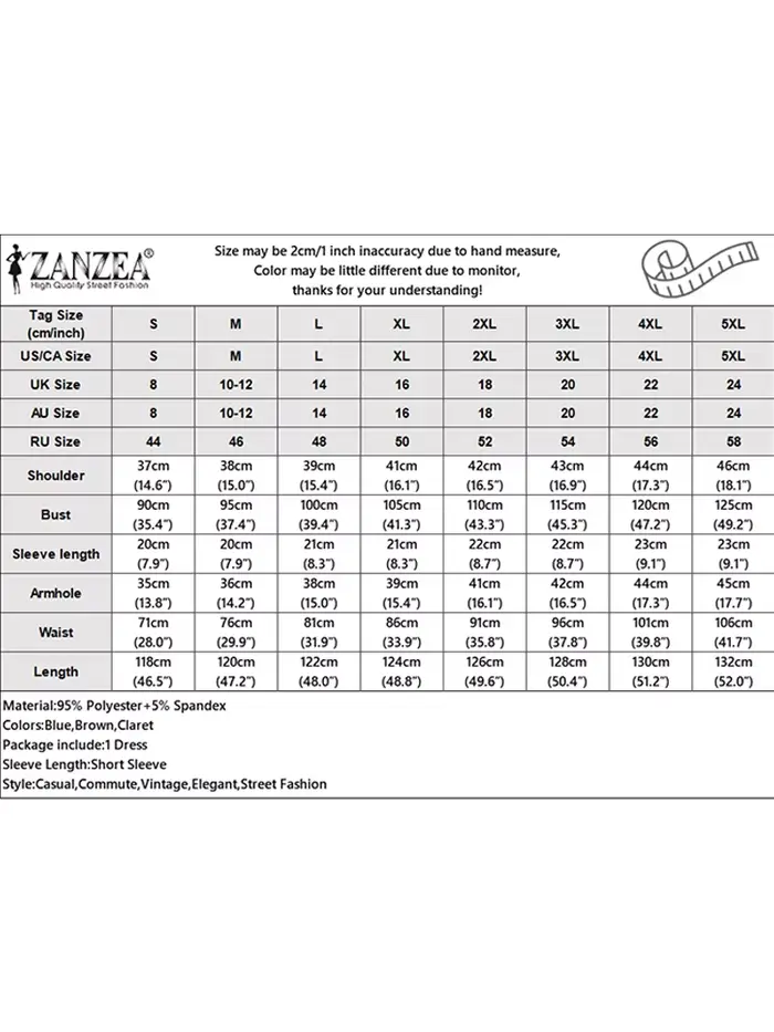 ZANZEA 2025 mode robe d'été femmes élégant à manches courtes travail OL robes solide