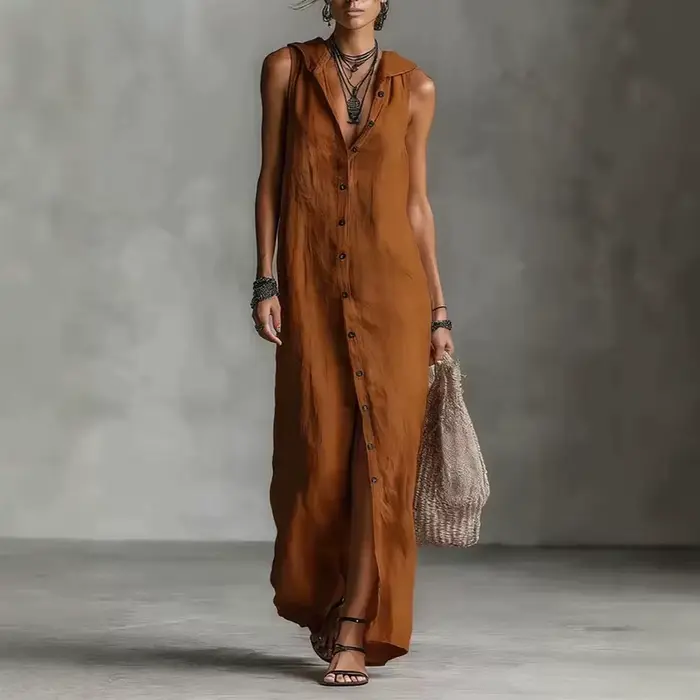 Robe longue bohème pour femme