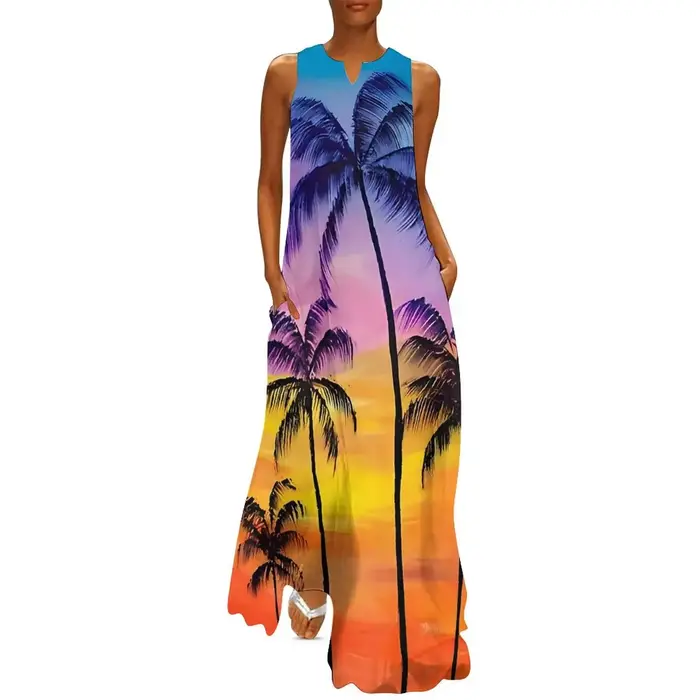 Robe hawaïenne d'été pour femmes