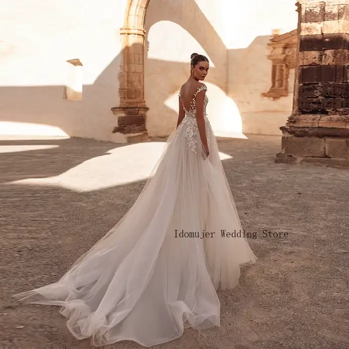 Robe de mariée de luxe coupe A-line