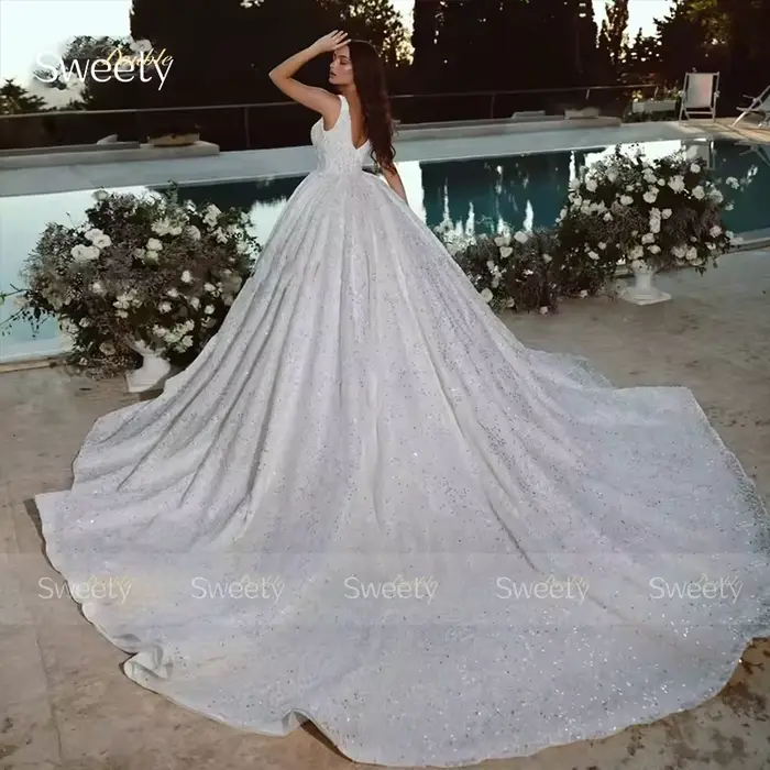 Robe De mariée à paillettes