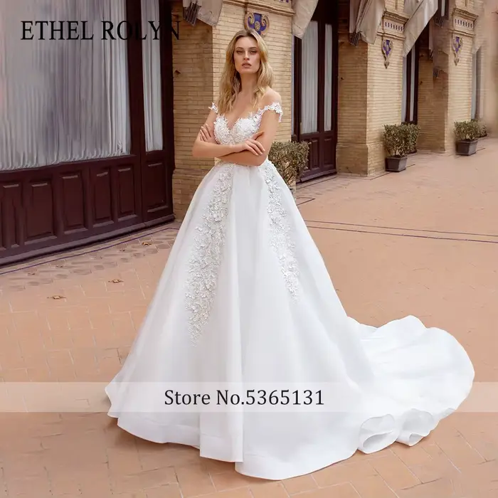 ETHEL ROCirCN-Robe de mariée sexy pour femme