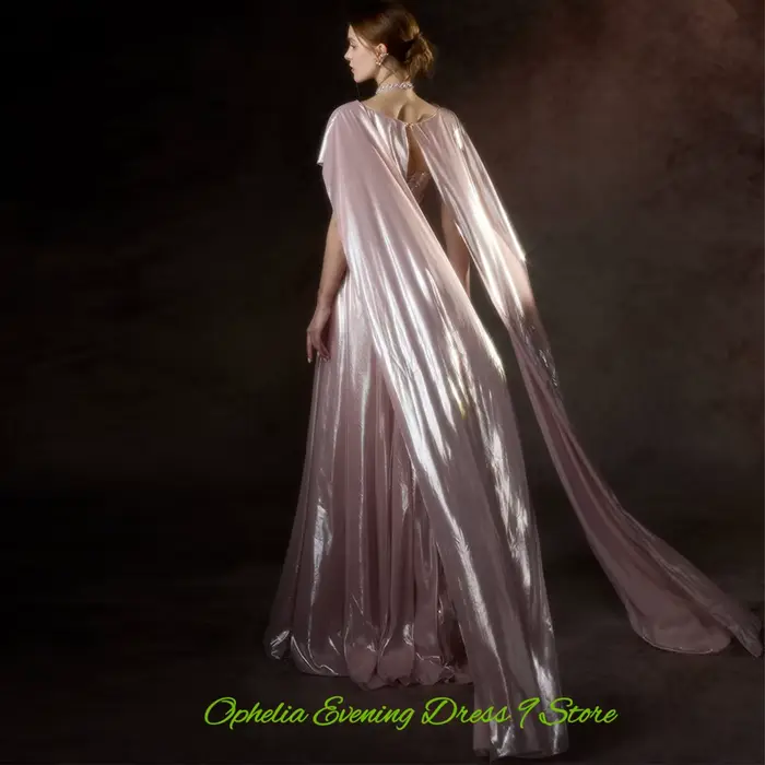 Robe de soirée sexy en organza à col en V