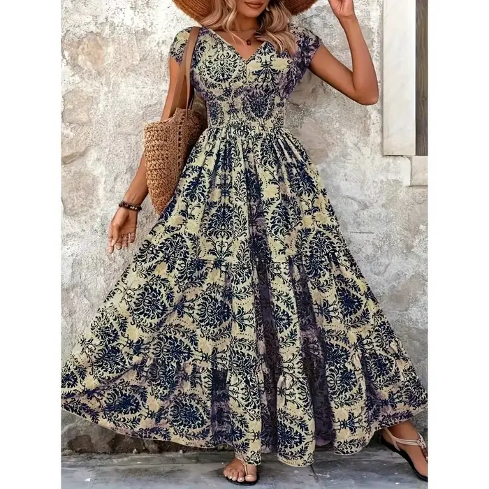 Robe longue style bohémien