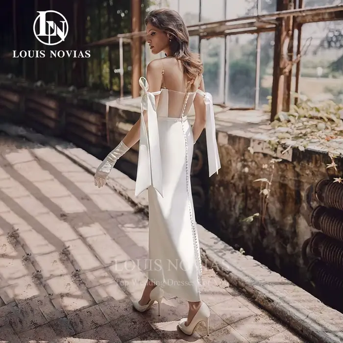 Modis-Robes de mariée fourreau pour femmes