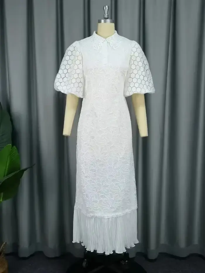 Robes en dentelle blanche pour femmes