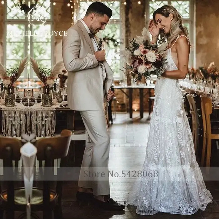Michelle Royce-Robes de mariée chérie A-ligne