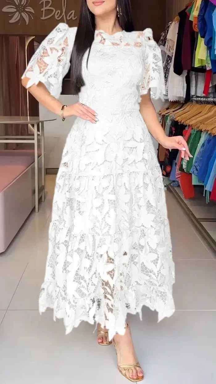 Robe d'invité de mariage rose