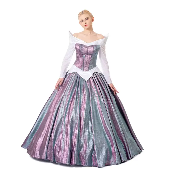 Aurora – robe de Cosplay de princesse aux couleurs changeantes, sur mesure, pour femmes adultes