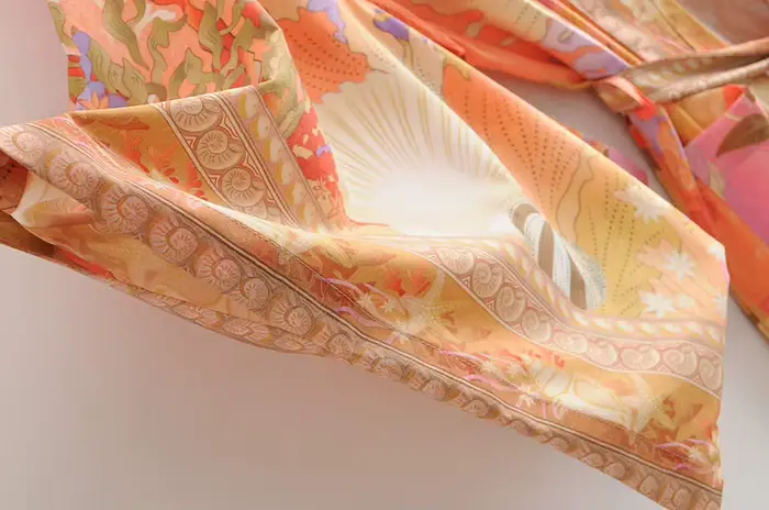 Mod ie-Robe kimono à manches chauve-souris pour femme