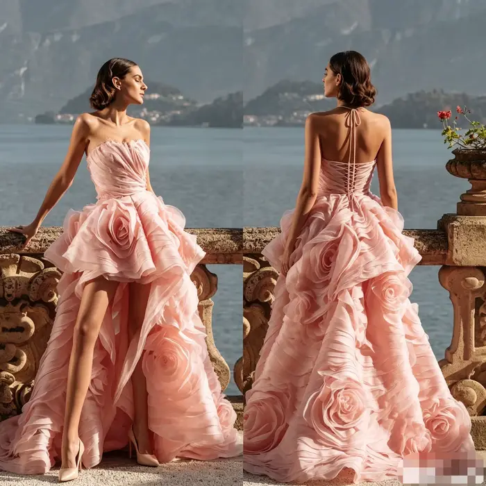 Robe de mariée rose style A-line Lakshmigown