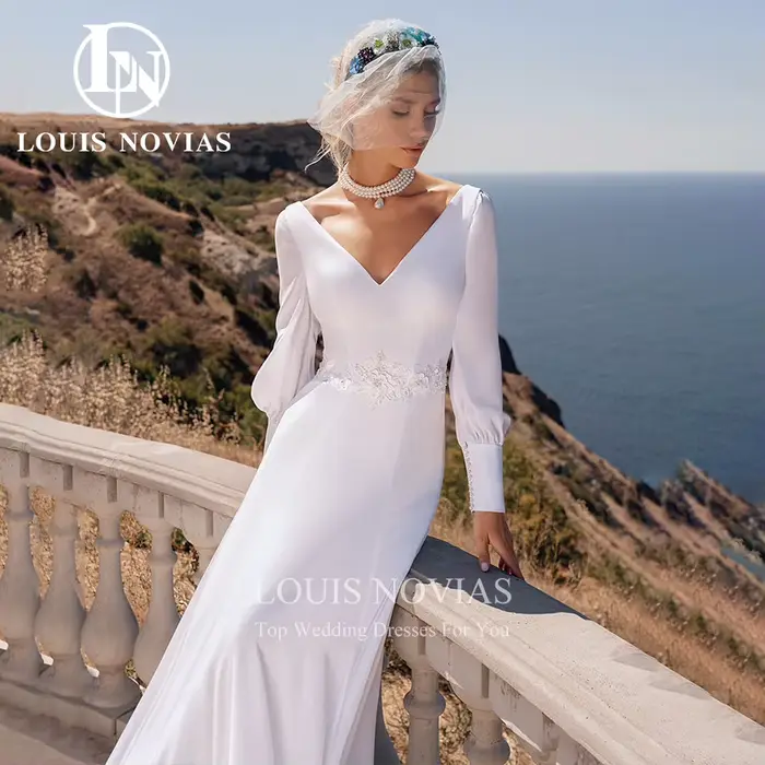 Modiis-Robe de mariée en tulle glacé