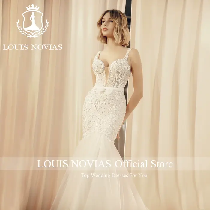 Modis-Robe de mariée sirène sexy