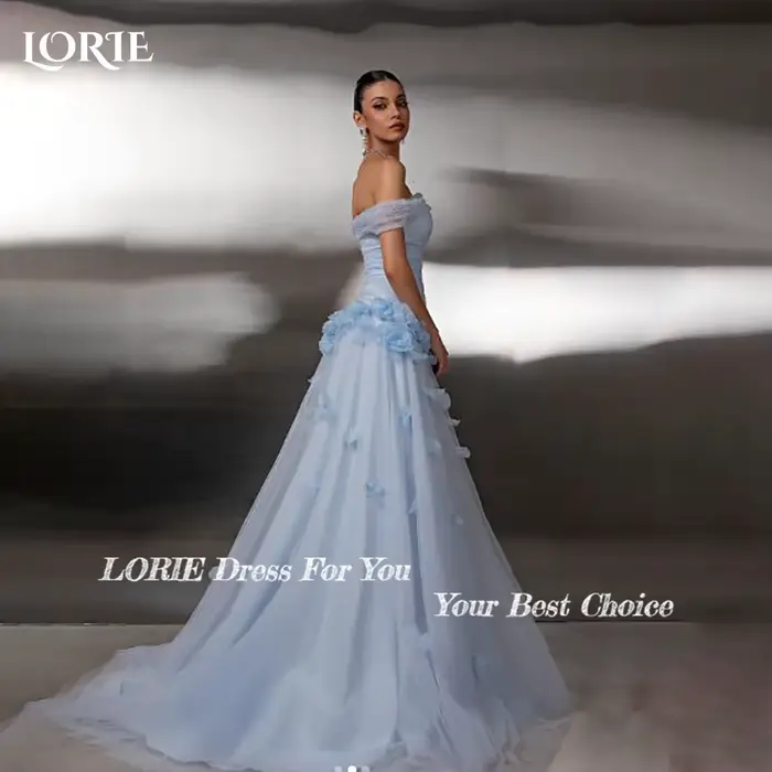 LORIE – robe de soirée de luxe bleue
