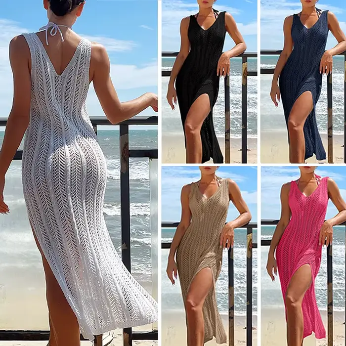 Robe Maxi ajourée pour femmes