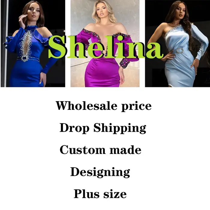 Shelina-Robe de Soirée Longue en Velours et à Bretelles Spaghetti