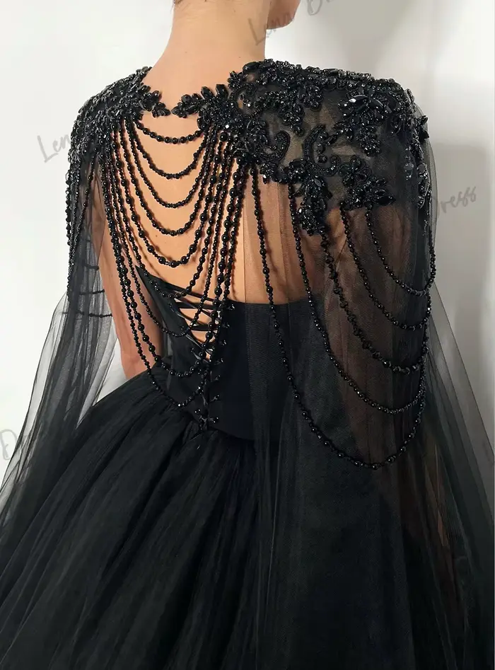 Lena-Robe de soirée perlée pour femme