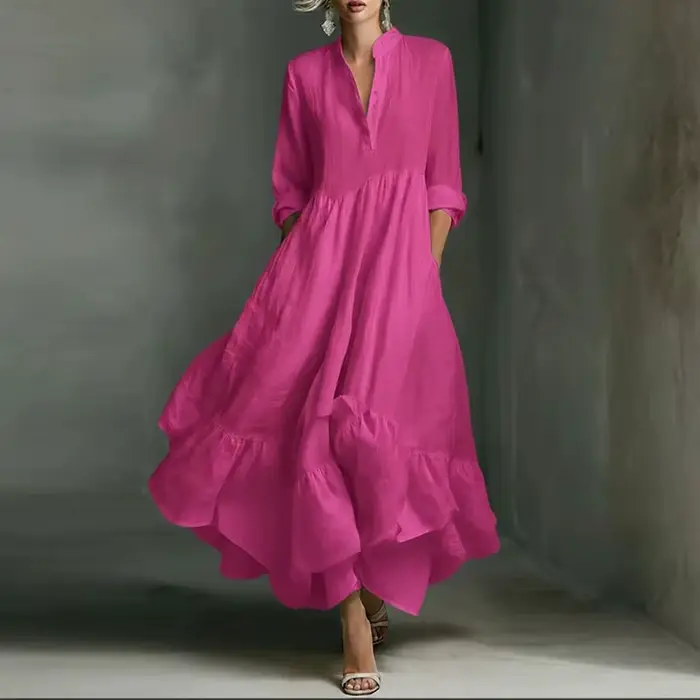 Robe longue blanche élégante pour femme