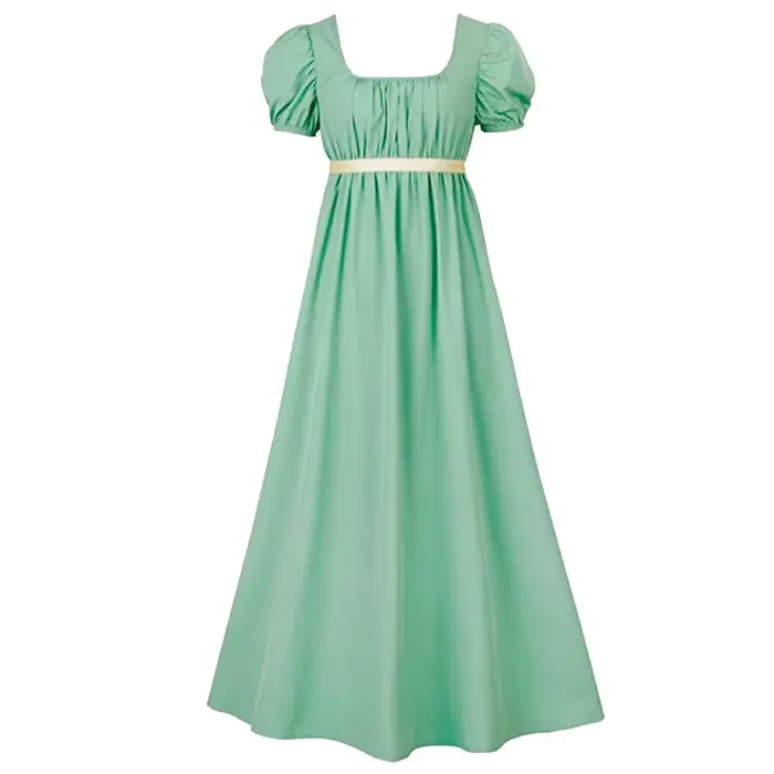 Robe de soirée d'Halloween vintage victorienne pour bal, costume de cosplay, robe Empire, robe de ré
